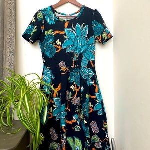 Amelia Dress - LulaRoe - Floral - Unicorn!